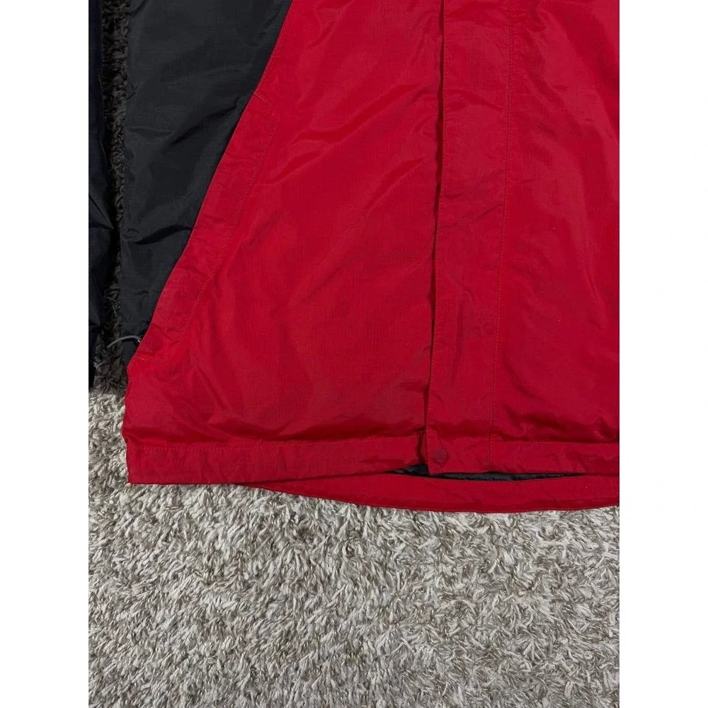 The North Face Color Block 3 in 1 HyVent Black Red Jacket Men's Small